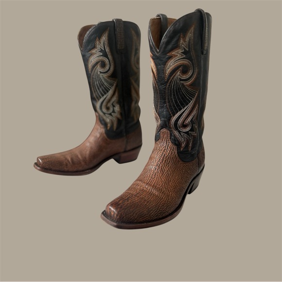 Lucchese Mingus Shark Men’s western boots - Picture 1 of 7